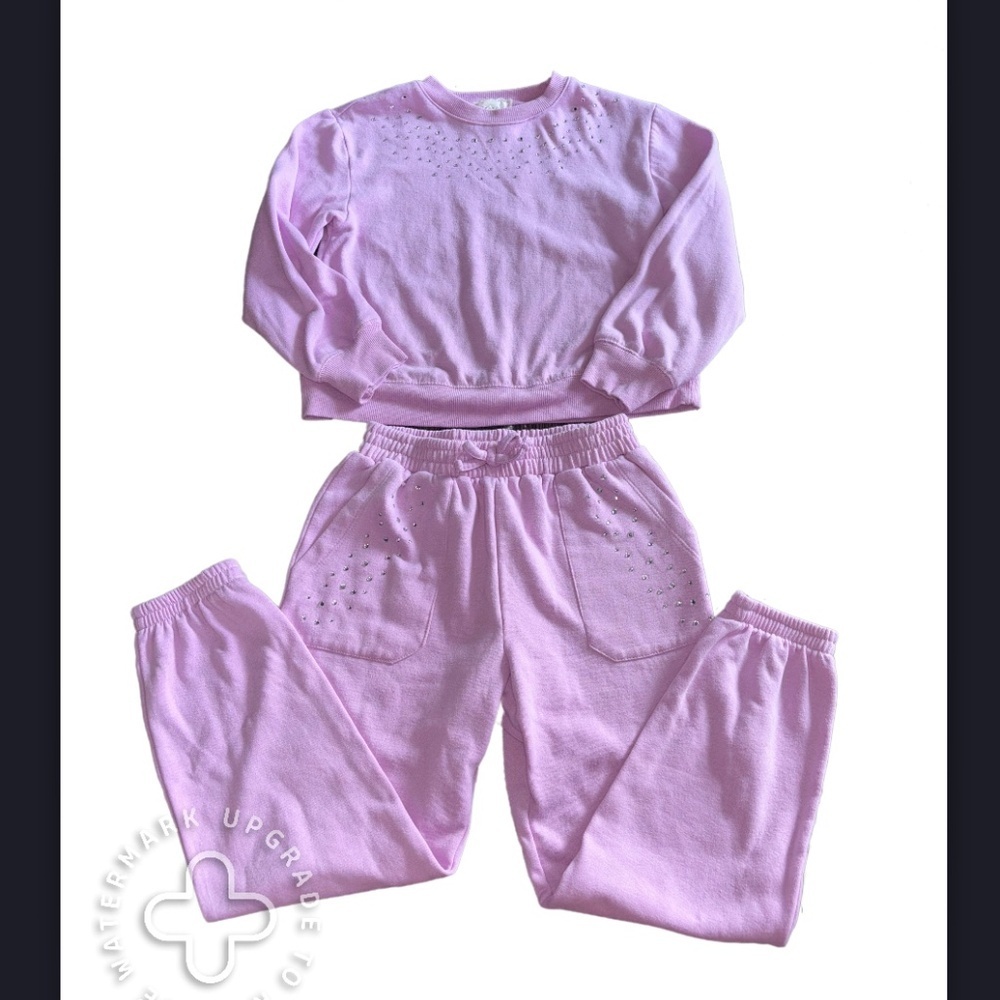 Btween size 10 pink jogger outfit